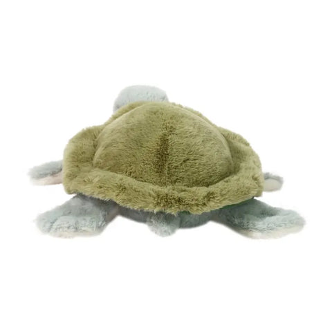 Image shows a back view of the stuffed sea turtle