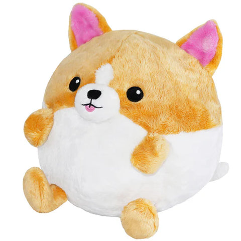 The plush Corgi outside of the frog costume