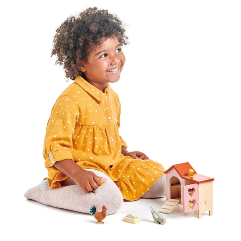 Wood Toy - Chicken Coop Set