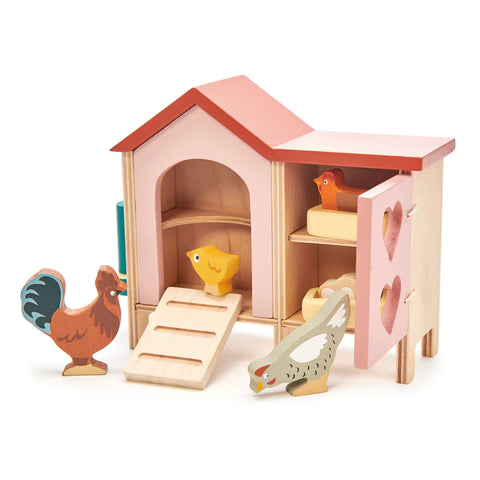 Wood Toy - Chicken Coop Set