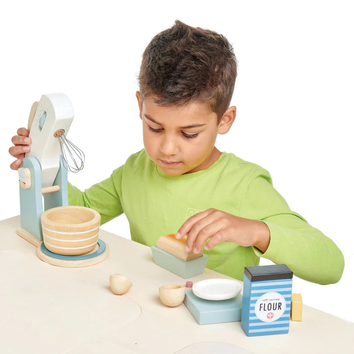 Wood Toy - Mini Chef Home Baking Set