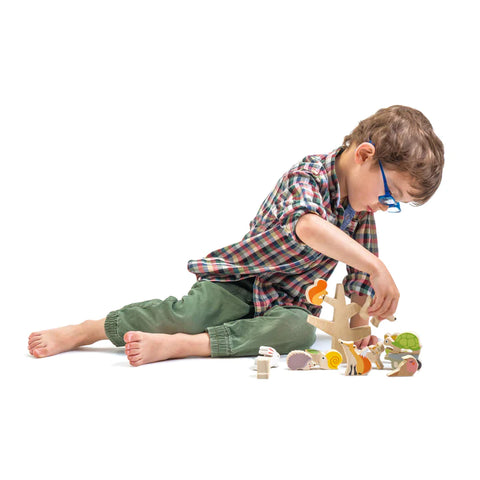 Wood Toy - Stacking Garden Friends