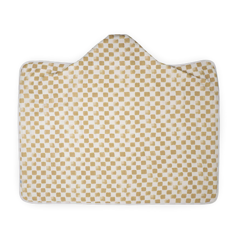 Hooded Towel (Cotton) - Adobe Checkers Toddler