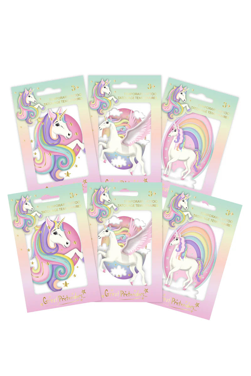 Dress Up - Unicorn Temporary Tattoo Assortment