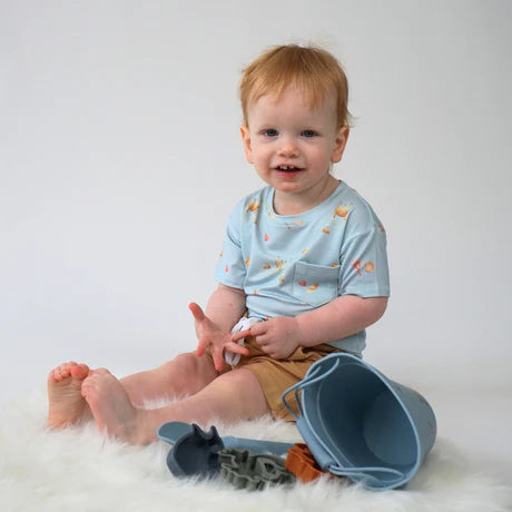 Pocket Tee (Short Sleeve) - Seaside Blue