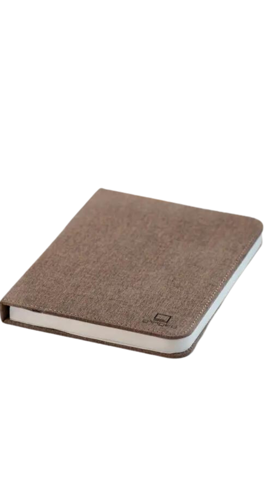 Smart Light - Linen Fabric Book Large Coffee Brown