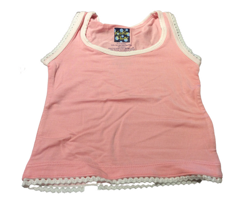 Last One - Size 12/18M: Tank - Lotus With Natural