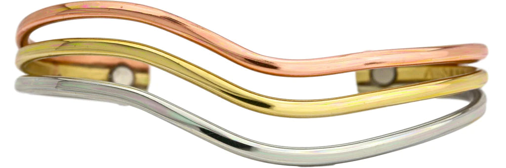 Copper Bracelet - Rainbow Wave (66)