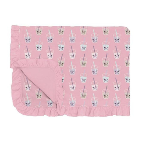 Toddler Blanket with Ruffles - Cake Pop Boba