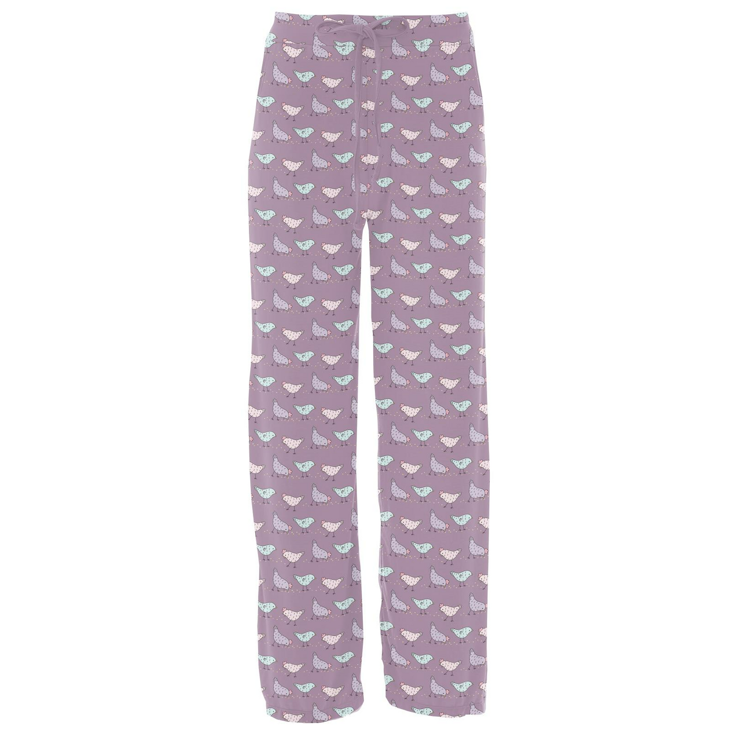 Women's Lounge Pants - Lavender Chickens