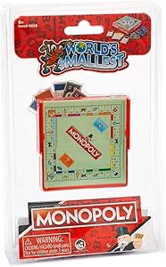 Image shows the world's smallest monopoly in its packaging