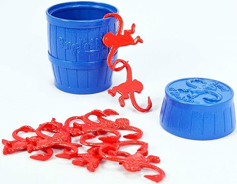 Image shows the open world's smallest barrel of monkeys