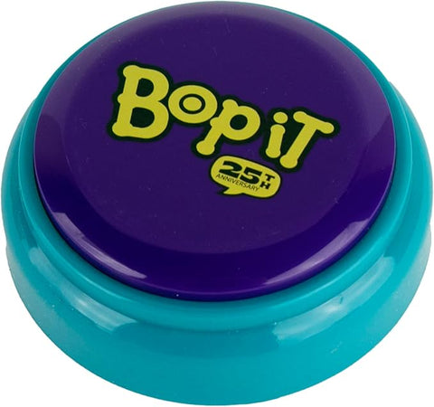 Image shows the world's smallest bop it button