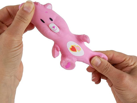 Image shows the Care Bear being stretched