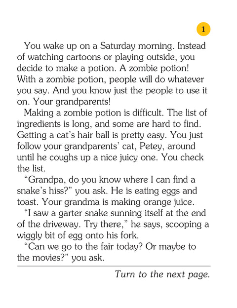 Book (Paperback) - Choose Your Own Adventure: Your Grandparents Are Zombies