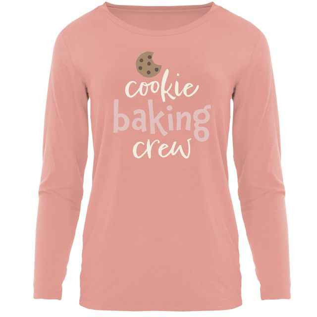 Women's Relaxed Fit Tee (Long Sleeve) - Blush Cookie Baking Crew (Drop 1 Presale)