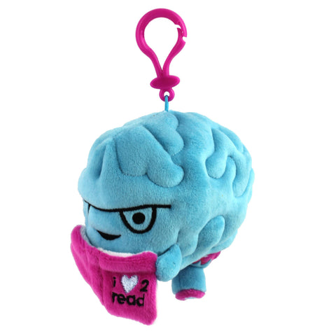Keychain - Brain I Love To Read 5”
