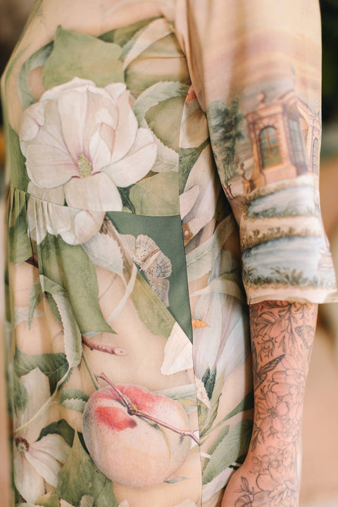 Artist Dress Tunic with Pockets - Fleur De Soleil