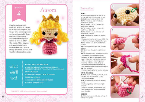 Book (Paperback) - Disney Princess Crochet Kit