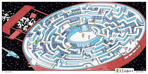 Book (Paperback) - Marvel Mazes