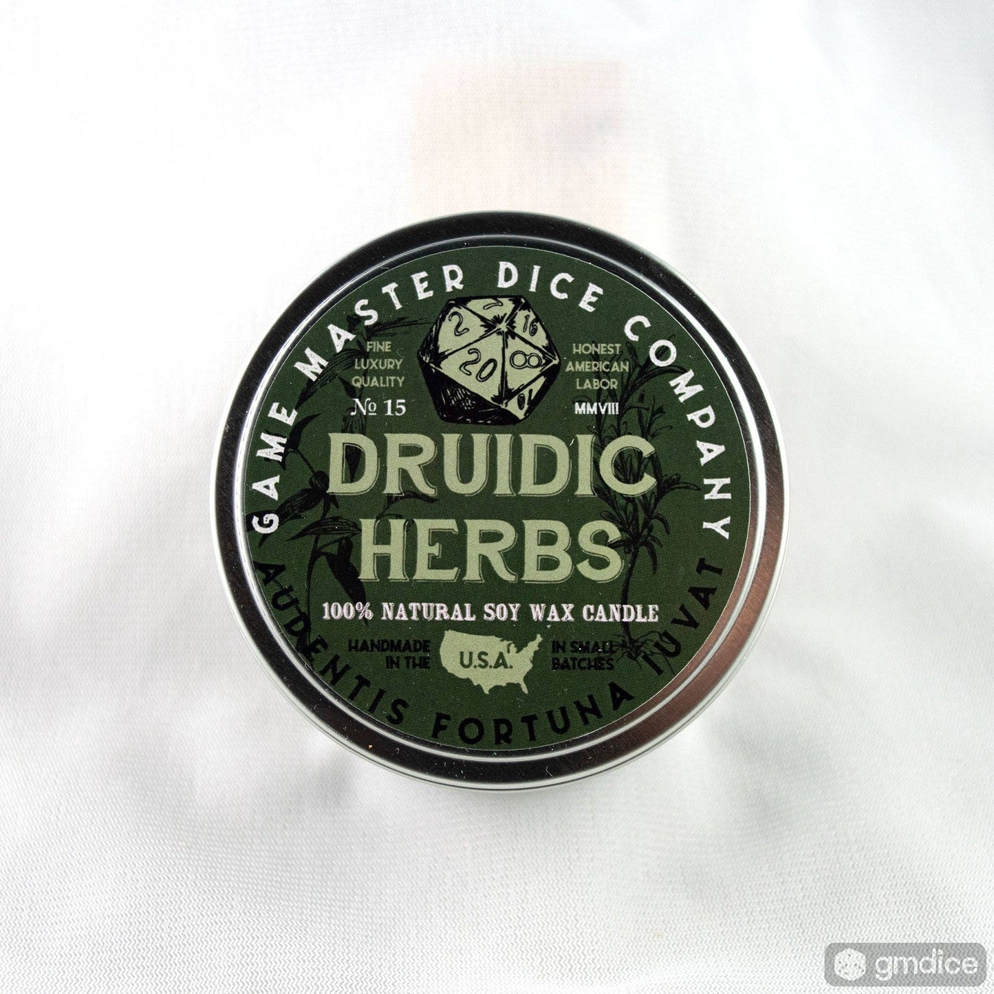 Gaming Candle (8oz) - Druidic Herbs