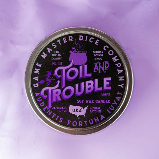 Gaming Candle (8oz) - Toil and Trouble