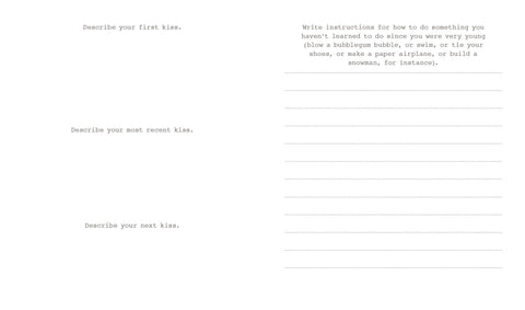 Journal - 642 Tiny Things to Write About
