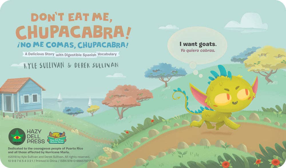 Board Book - Don't Eat Me, Chupacabra! / ¡No Me Comas, Chupacabra!