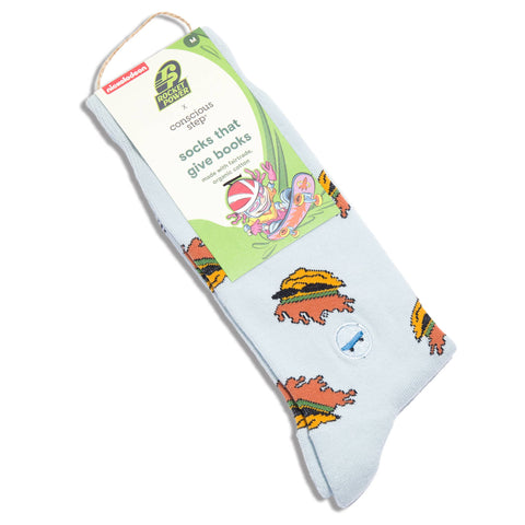 Socks that Give Books - Rocket Power