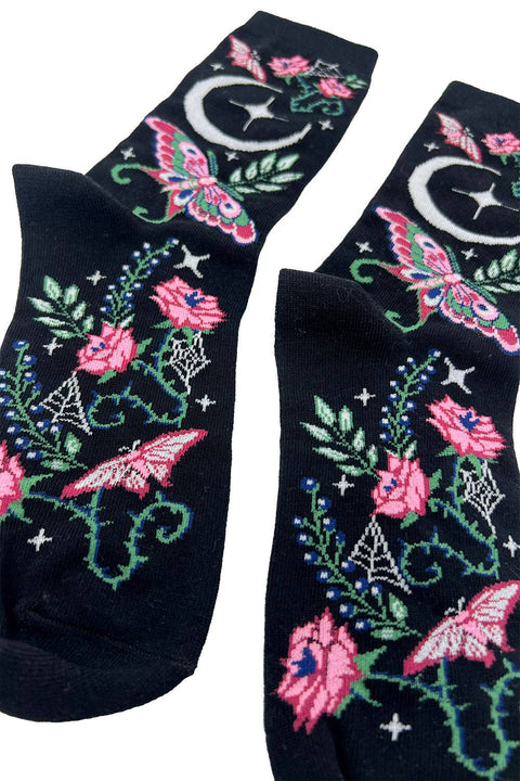 Socks - Enchanted Garden Luna Moth