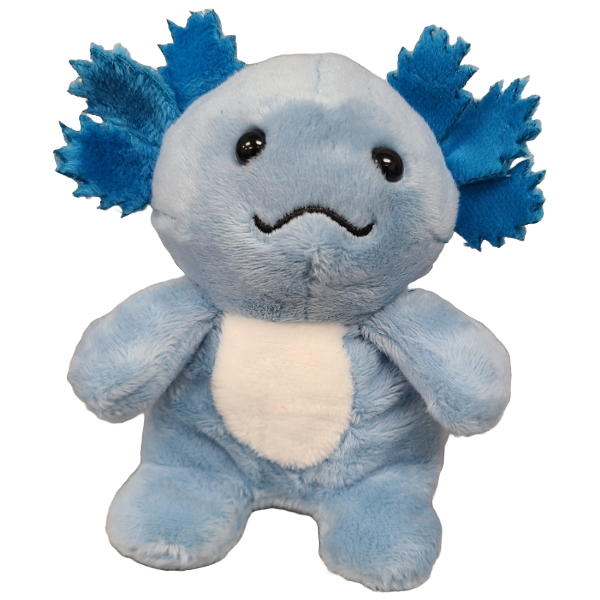 Stuffed Animal  - Canned Blue Axolotl