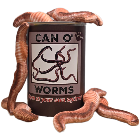 Stuffed Animal - Can O' Worms (Standard Lid)