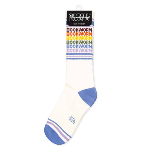 Socks - Bookworm Vintage Rainbow