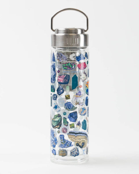Glass Tea Infuser - Gems & Minerals