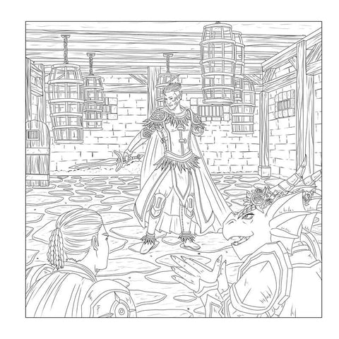 Coloring Book - Düngeonmeister Goblin Quest