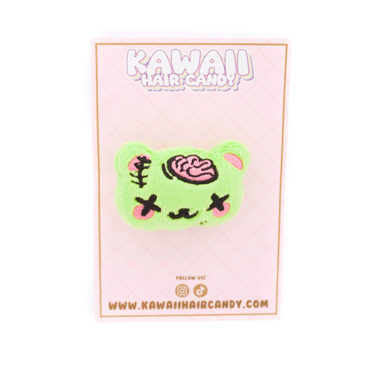 Hair Clip - Kawaii Zombie Dead Bear