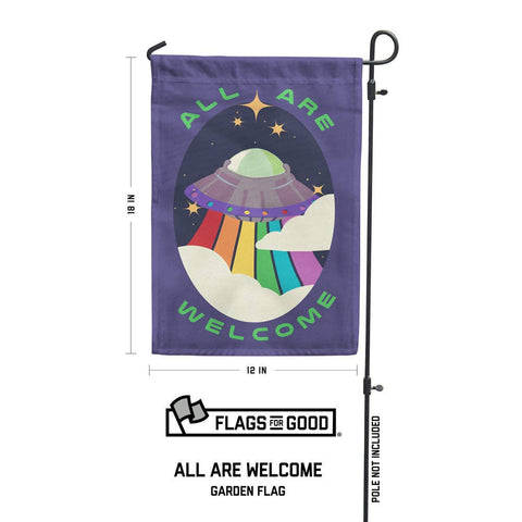 Garden Flag - All Are Welcome