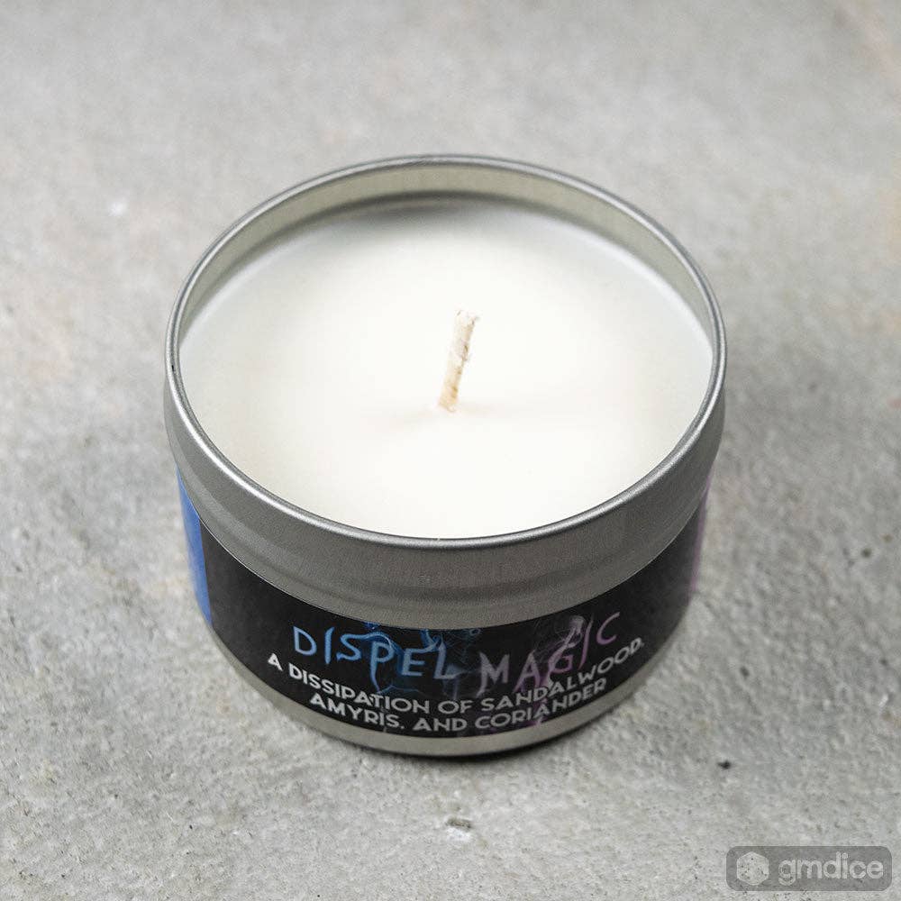 Gaming Candle (8oz) - Dispel Magic