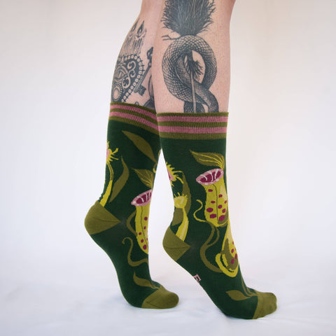 Crew Socks - Pitcher Plant