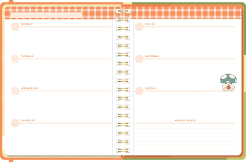 Spiral Planner (Hardcover) - Smoko Mushroom Garden