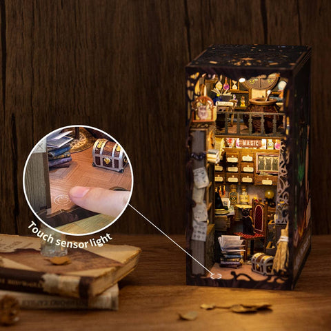 DIY Book Nook Kit - Magic Pharmacist with Dust Cover