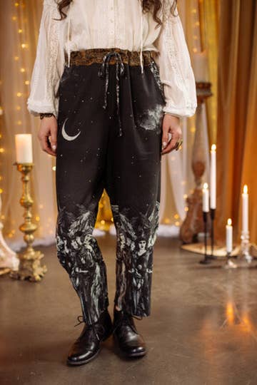 Artist Pant - The Guardians with Celestial Print & Angels
