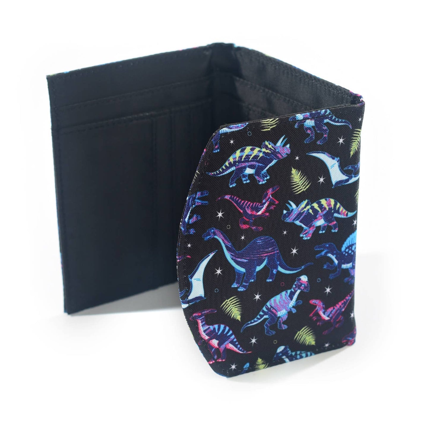 Trifold Wallet - Cosmic Dinos