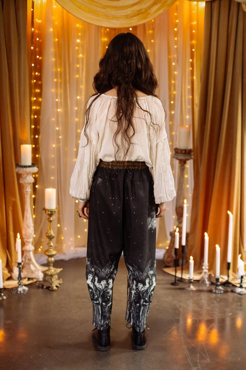 Artist Pant - The Guardians with Celestial Print & Angels