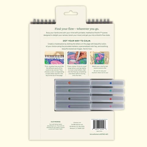 FlowArt -Dot by Letter: Botanicals