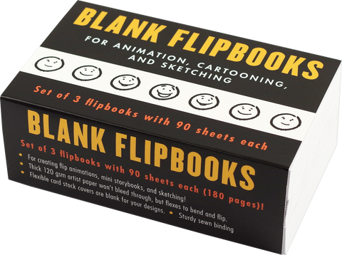 Flipbooks - Blank (3pk)