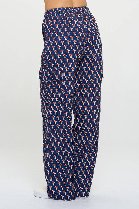 Corduroy Pants - Mushroom Blue