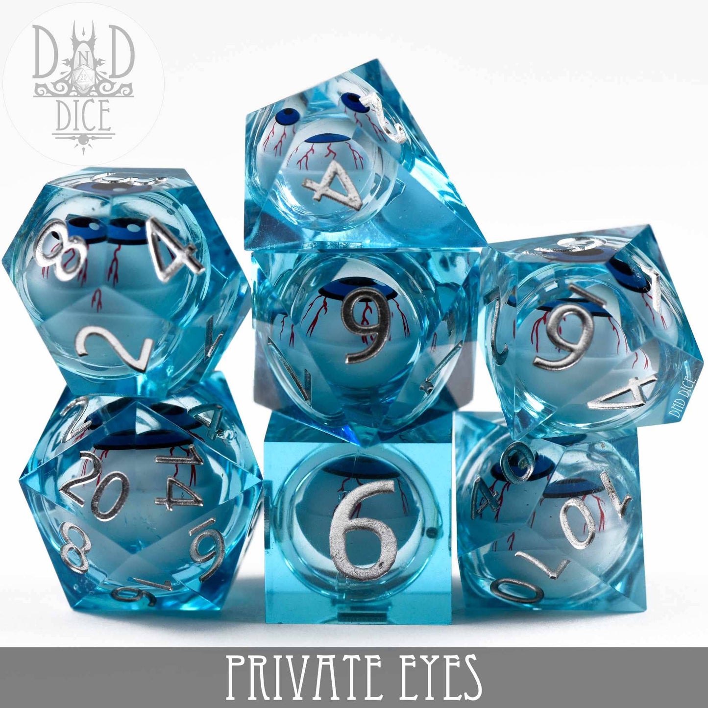 Dice Set - Private Eyes Liquid Core