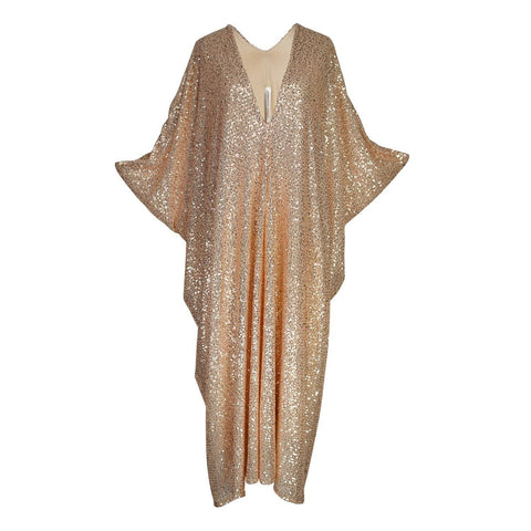 Caftan - Rose Gold Sequin Dress