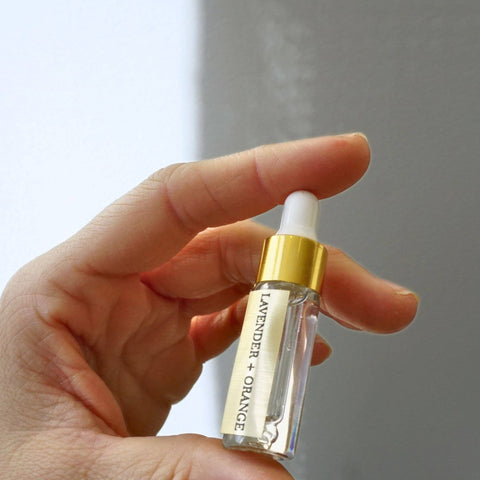 Car Air Freshener - Nontoxic Floral: Lavender & Orange